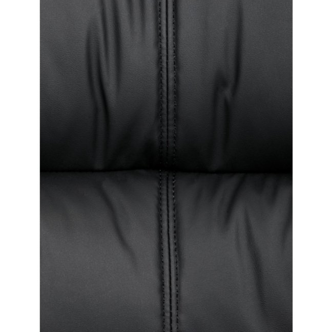 Kancelářské křeslo PEDRO — ekokůže, černá