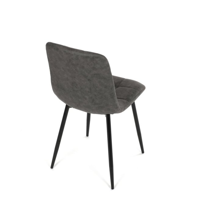 Jídelní židle THEO III — kov, látka vintage, více barev - Barevné varianty židle THEO III: Černá