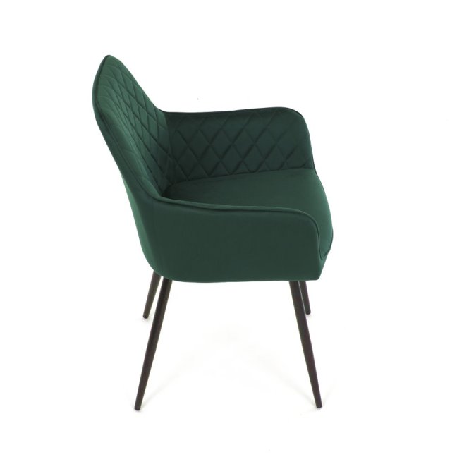 Jídelní křeslo CINDY — samet, černá / více barev - Barevné varianty židle CINDY: Modrá