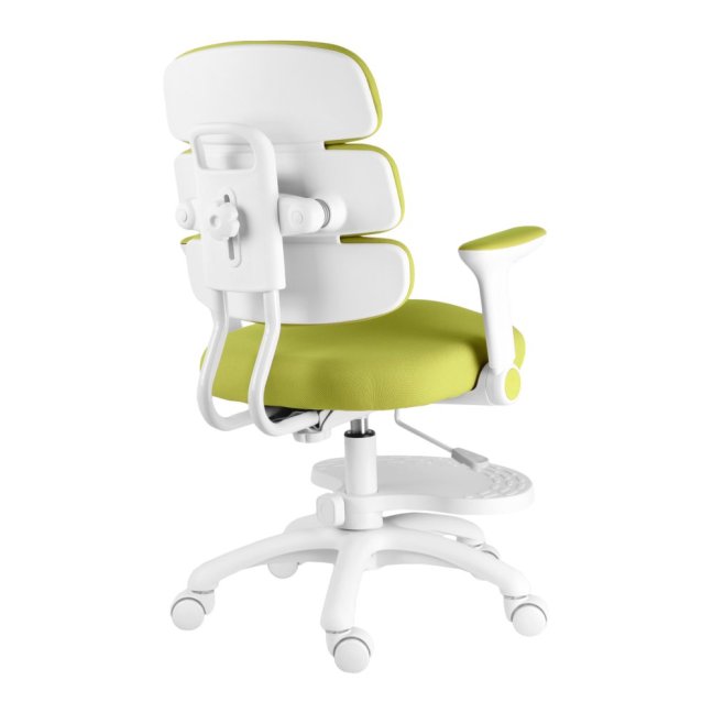 Dětská rostoucí židle Neoseat KIDDY THREE — látka, pratelný potah, zelená