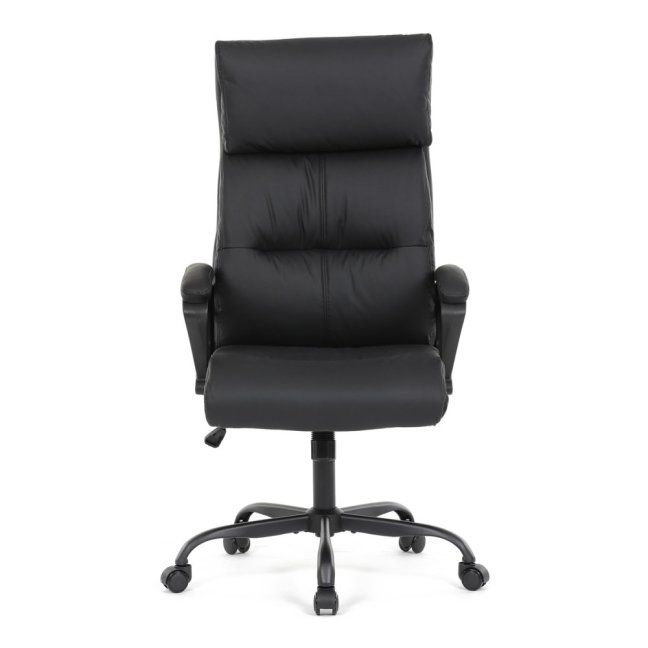 Kancelářské křeslo PEDRO — ekokůže, černá