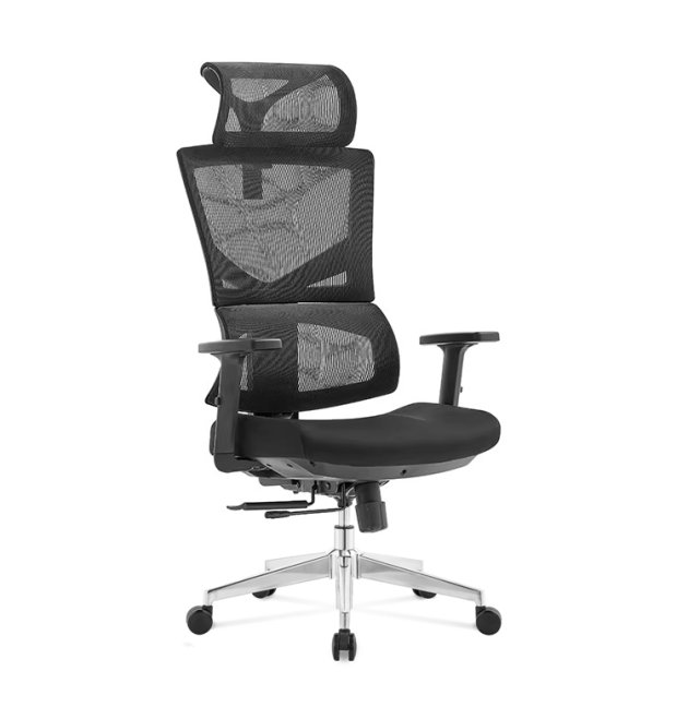 Kancelářská ergonomická židle Neoseat ALINE — černá, nosnost 150 kg