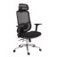 Kancelářská ergonomická židle Neoseat ALLY — síť / látka, černá, nosnost 150 kg