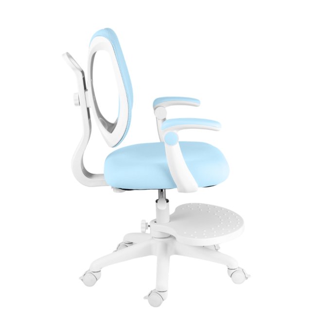Dětská rostoucí židle Neoseat JUNI 022 — látka, pratelný potah, modrá