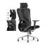Kancelářská ergonomická židle Neoseat AMADORA — černá, nosnost 150 kg