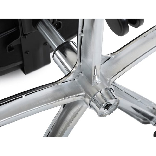 Kancelářské křeslo RYZAR — ekokůže, šedá