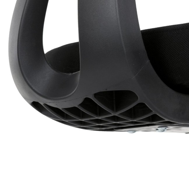 Kancelářská ergonomická židle GRANT — síť, látka, černá / šedá