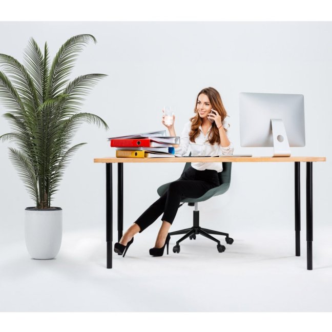 Kancelářská otočná židle ELISE — látka, více barev