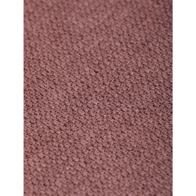 Relaxační křeslo ušák MAVEN — masiv, látka, přírodní / růžová