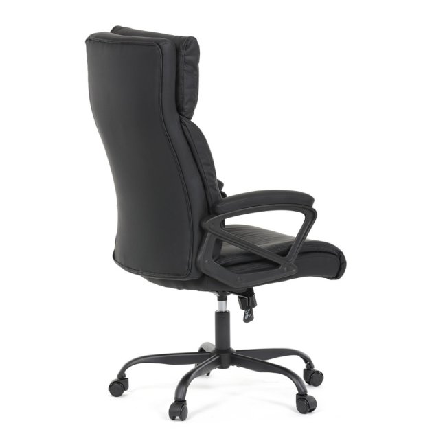Kancelářské křeslo PEDRO — ekokůže, černá