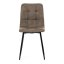 Jídelní židle THEO III — kov, látka vintage, více barev - Barevné varianty židle THEO III: Černá