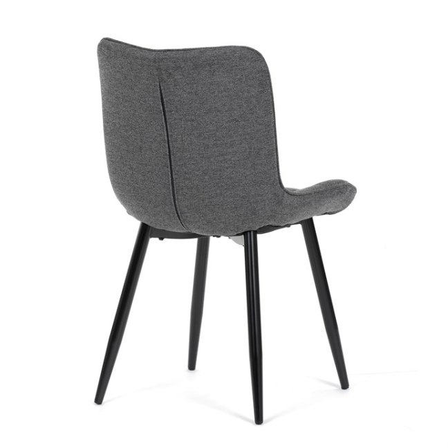 Jídelní židle PAELA — kov, látka, více barev - Barevné varianty jídelní židle PAELA: Světle šedá