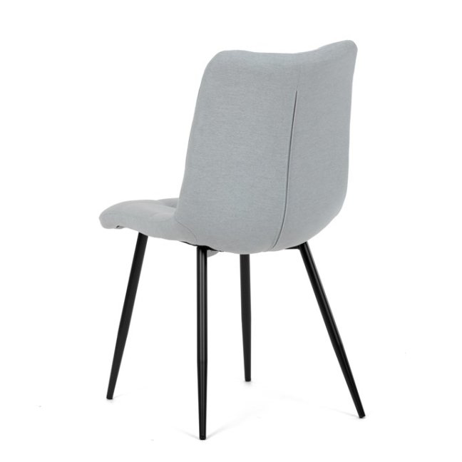 Jídelní židle MONDE — kov, látka, více barev - Barevné varianty jídelní židle MONDE: Stříbrná