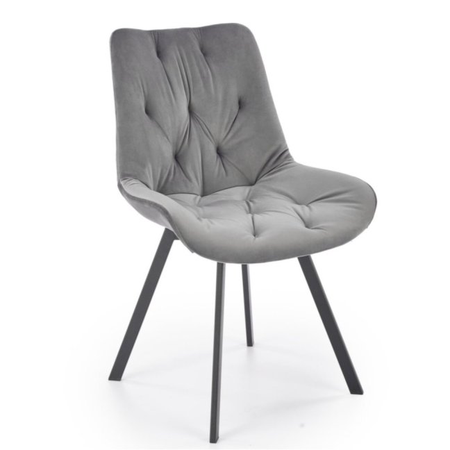 Jídelní otočná židle ROSITA — kov, látka, černá / více barev