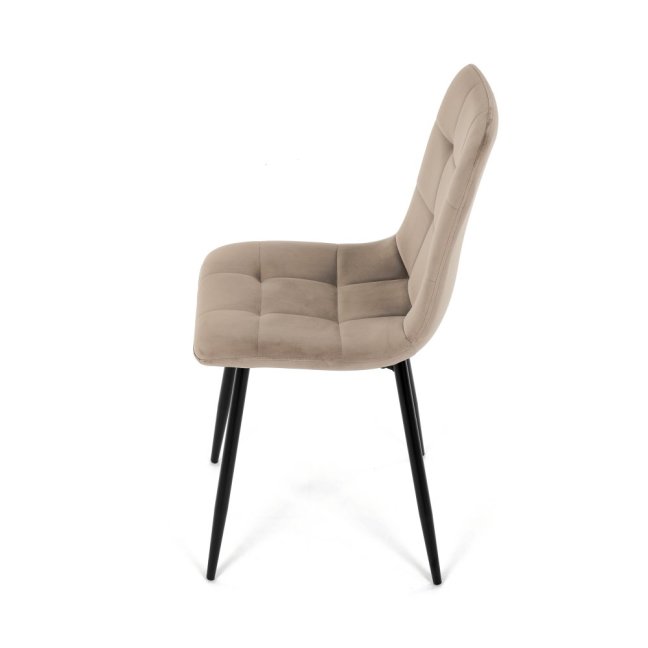 Jídelní židle THEO II — kov, samet, více barev - Barevné varianty židle THEO II: Modrá