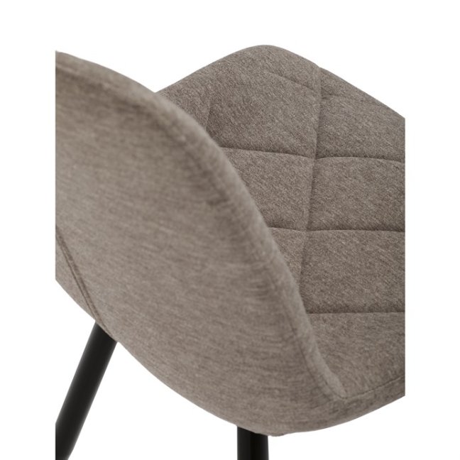 Jídelní židle NIDORA — kov, látka, více barev