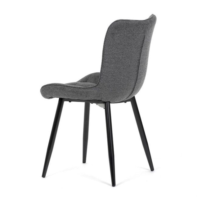 Jídelní židle PAELA — kov, látka, více barev - Barevné varianty jídelní židle PAELA: Světle šedá