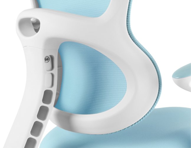Dětská rostoucí židle Neoseat JUNI 006 — látka, pratelný potah, modrá