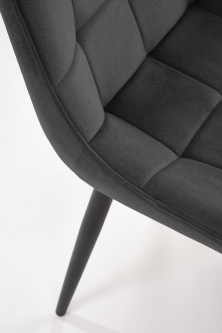 Jídelní židle GANSO — kov, samet, více barev