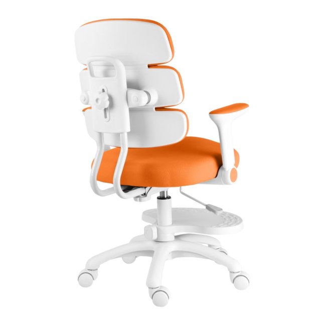 Dětská rostoucí židle Neoseat KIDDY THREE — látka, pratelný potah, oranžová