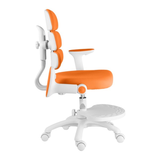 Dětská rostoucí židle Neoseat KIDDY THREE — látka, pratelný potah, oranžová
