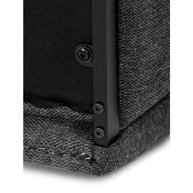 Jídelní židle MARLENE — kov, látka, více barev - Barevné varianty jídelní židle MARLENE: Šedá