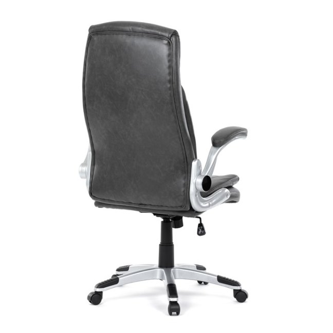Kancelářské křeslo KURO — ekokůže, šedá