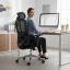 Kancelářská ergonomická židle Neoseat TIYA — černá, nosnost 150 kg