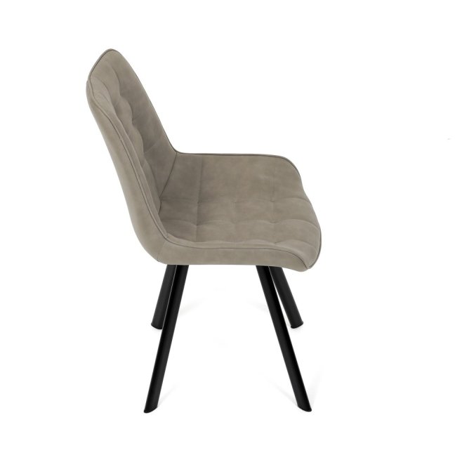 Jídelní židle DRAKAR — kov, látka vintage, více barev