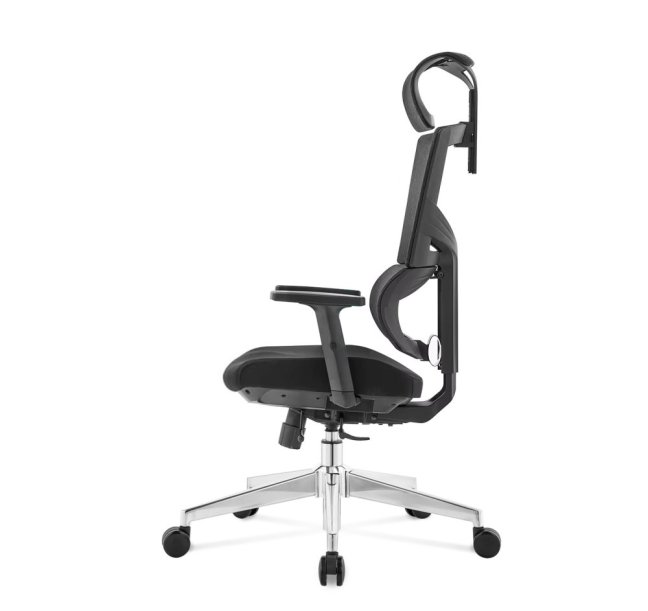 Kancelářská ergonomická židle Neoseat ALINE — černá, nosnost 150 kg