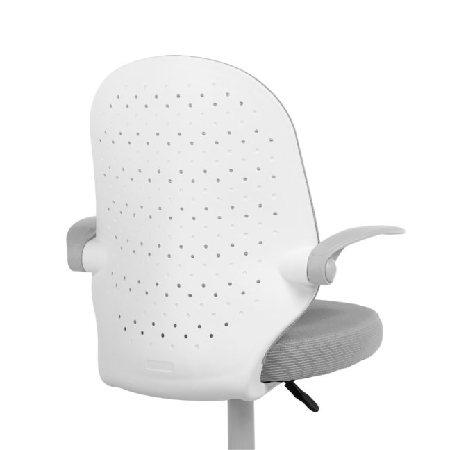 Dětská otočná židle Neoseat JUNI 012 — látka, šedá