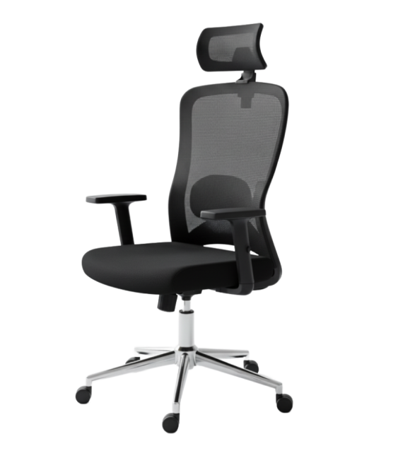 Kancelářská ergonomická židle Neoseat ZENA — černá, nosnost 150 kg