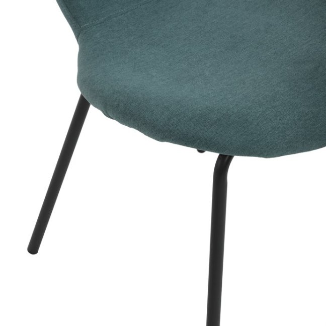 Jídelní židle JULES — kov, látka, více barev - Barevné varianty jídelní židle JULES: Světle šedá