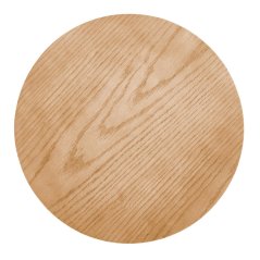 Konferenční stolek WOODY S — 40x40x50 cm, masiv, MDF, přírodní