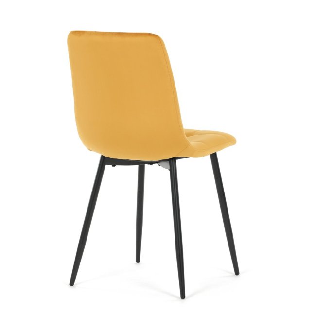 Jídelní židle THEO II — kov, samet, více barev - Barevné varianty židle THEO II: Modrá