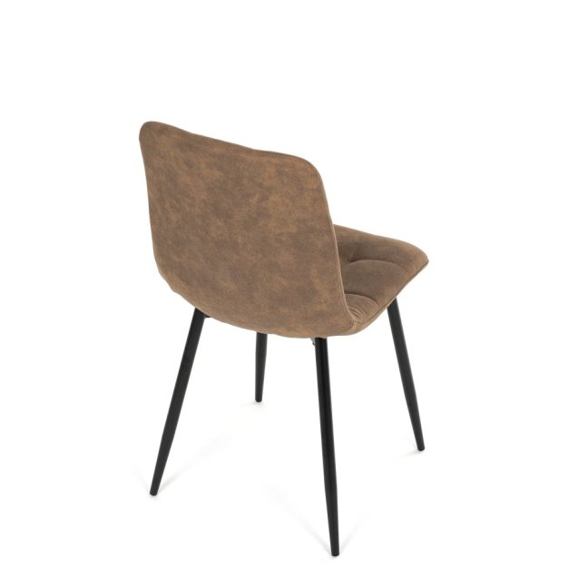 Jídelní židle THEO III — kov, látka vintage, více barev - Barevné varianty židle THEO III: Černá