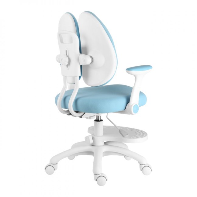 Dětská rostoucí židle Neoseat KIDDY TWO — látka, modrá (rozbaleno)