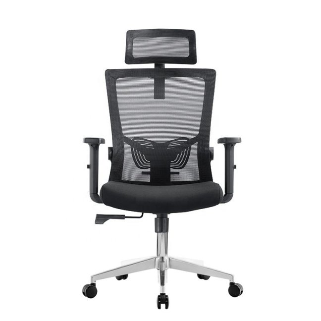Kancelářská ergonomická židle Neoseat NOVELO — síť / látka, černá, nosnost 150 kg