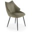 Jídelní křeslo KORFU — kov, látka, olivová