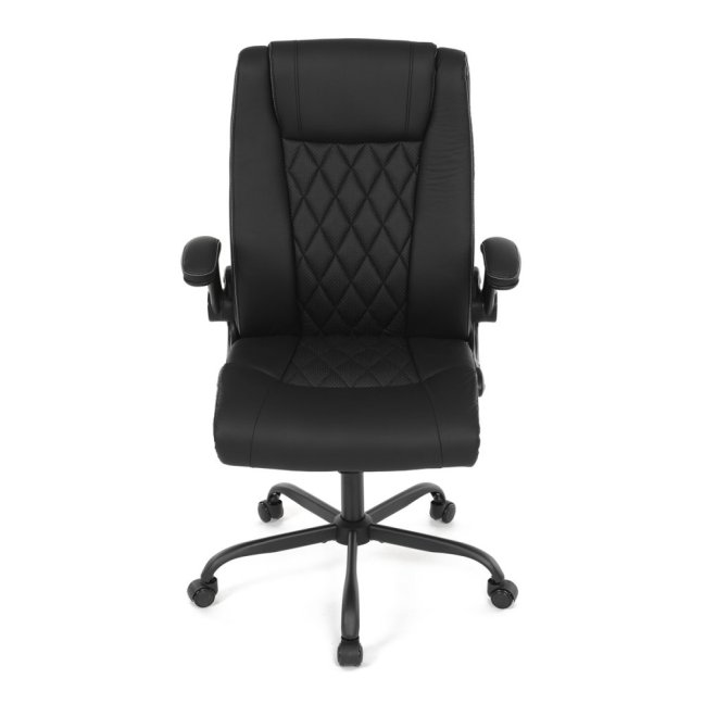 Kancelářské křeslo AUROR — ekokůže, černá