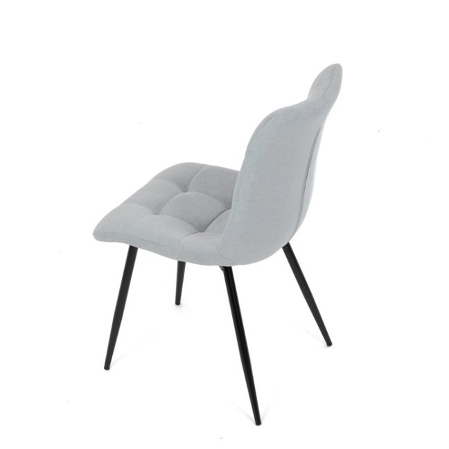 Jídelní židle MONDE — kov, látka, více barev - Barevné varianty jídelní židle MONDE: Stříbrná