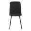 Jídelní židle LONA — kov, látka, černá / více barev - Barevné varianty židle LONA: Hnědá