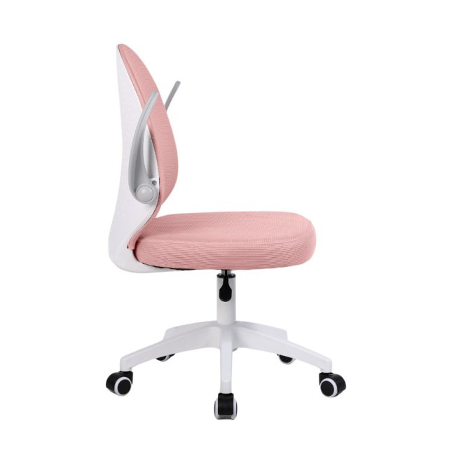 Dětská otočná židle Neoseat JUNI 012 — látka, růžová