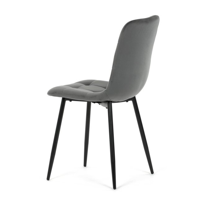 Jídelní židle THEO II — kov, samet, více barev - Barevné varianty židle THEO II: Modrá