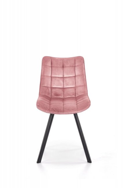 Jídelní židle JOEL — kov, látka, více barev - Barevné varianty židle JOEL: Růžová