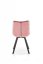 Jídelní židle JOEL — kov, látka, více barev - Barevné varianty židle JOEL: Růžová