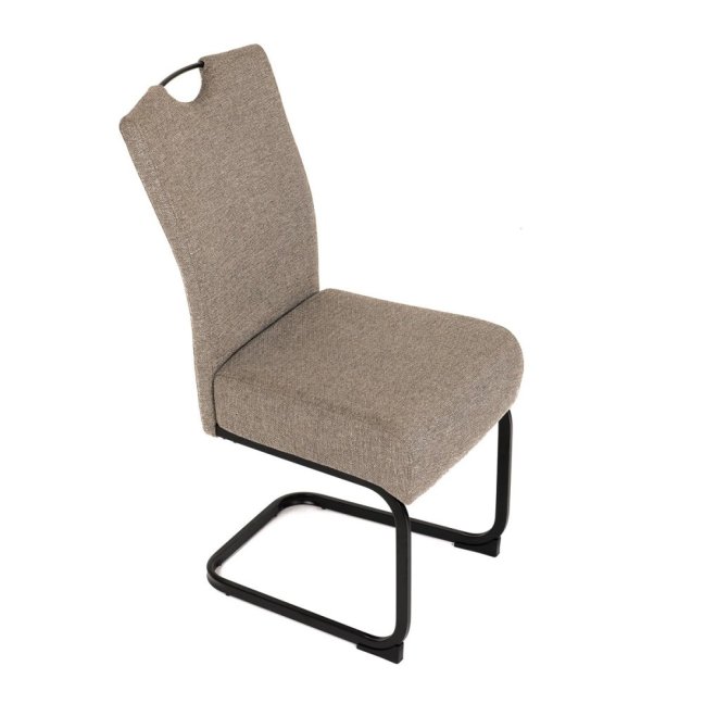 Jídelní židle MARLENE — kov, látka, více barev - Barevné varianty jídelní židle MARLENE: Šedá