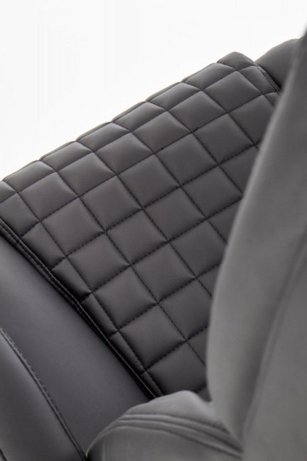 Kancelářské křeslo KING — ekokůže, černá