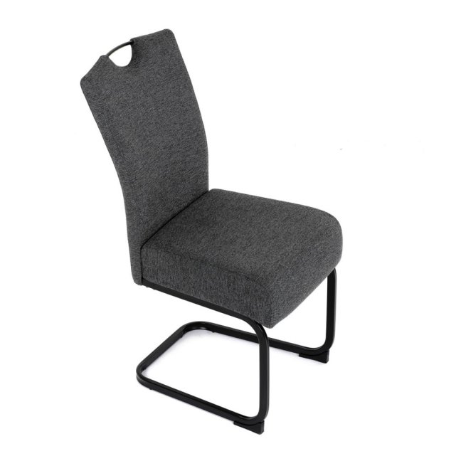 Jídelní židle MARLENE — kov, látka, více barev - Barevné varianty jídelní židle MARLENE: Šedá