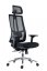 Kancelářská ergonomická židle Neoseat SPINO — látka, černá, nosnost 150 kg